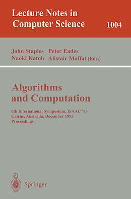 Kartonierter Einband Algorithms and Computations von 