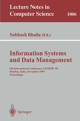 Kartonierter Einband Information Systems and Data Management von 