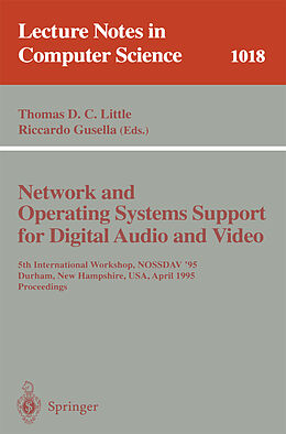 Kartonierter Einband Network and Operating Systems Support for Digital Audio and Video von 