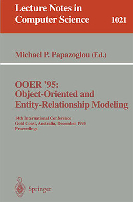 Kartonierter Einband OOER '95 Object-Oriented and Entity-Relationship Modeling von 