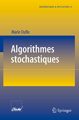 Couverture cartonnée Algorithmes stochastiques de Marie Duflo