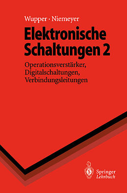Fester Einband Elektronische Schaltungen 2 von Horst Wupper, Ulf Niemeyer