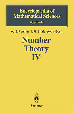 Fester Einband Number Theory IV von 