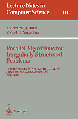 Kartonierter Einband Parallel Algorithms for Irregularly Structured Problems von 