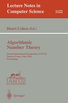 Kartonierter Einband Algorithmic Number Theory von 