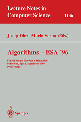 Kartonierter Einband Algorithms - ESA '96 von 