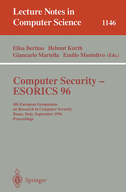 Kartonierter Einband Computer Security - ESORICS 96 von 