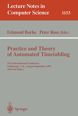 Kartonierter Einband Practice and Theory of Automated Timetabling von 