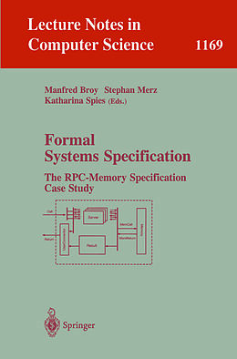 Kartonierter Einband Formal Systems Specification von 