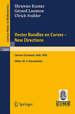 Couverture cartonnée Vector Bundles on Curves - New Directions de Shrawan Kumar, Ulrich Stuhler, Gérard Laumon