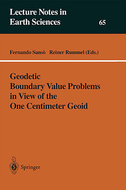 Couverture cartonnée Geodetic Boundary Value Problems in View of the One Centimeter Geoid de 