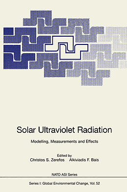 Livre Relié Solar Ultraviolet Radiation de 