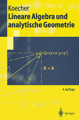 Kartonierter Einband Lineare Algebra und analytische Geometrie von Max Koecher