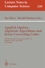 Couverture cartonnée Applied Algebra, Algebraic Algorithms and Error-Correcting Codes de 