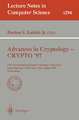 Couverture cartonnée Advances in Cryptology - CRYPTO '97 de 