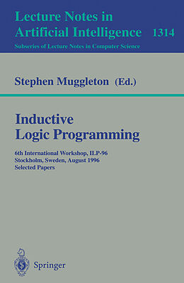 Kartonierter Einband Inductive Logic Programming von 
