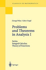 Couverture cartonnée Problems and Theorems in Analysis I de Gabor Szegö, George Polya