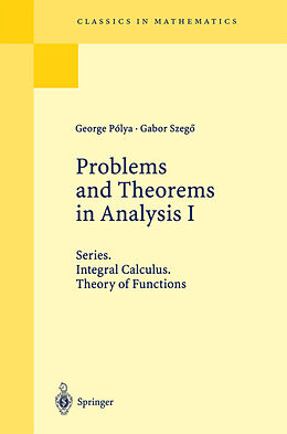Kartonierter Einband Problems and Theorems in Analysis I von Gabor Szegö, George Polya