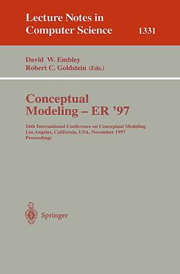 Kartonierter Einband Conceptual Modeling - ER '97 von 