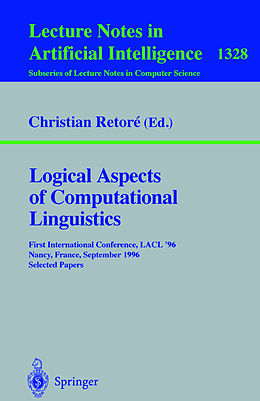 Kartonierter Einband Logical Aspects of Computational Linguistics von 