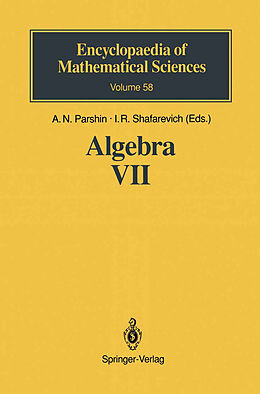 Kartonierter Einband Algebra VII von D. J. Collins, R. I. Grigorchuk, P. F. Kurchanov