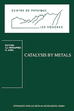 Couverture cartonnée Catalysis by Metals de 