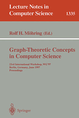 Kartonierter Einband Graph-Theoretic Concepts in Computer Science von 