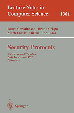 Kartonierter Einband Security Protocols von 
