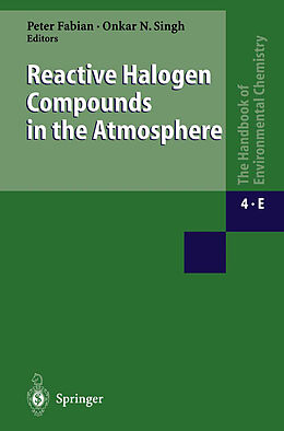 Livre Relié Reactive Halogen Compounds in the Atmosphere de 