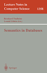 Couverture cartonnée Semantics in Databases de 