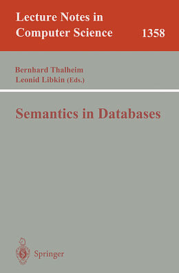 Kartonierter Einband Semantics in Databases von 