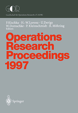 Kartonierter Einband Operations Research Proceedings 1997 von 