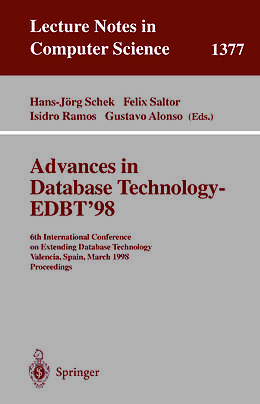 Kartonierter Einband Advances in Database Technology - EDBT '98 von 