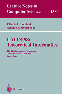 Kartonierter Einband LATIN'98: Theoretical Informatics von 