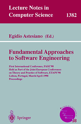 Kartonierter Einband Fundamental Approaches to Software Engineering von 