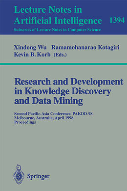 Kartonierter Einband Research and Development in Knowledge Discovery and Data Mining von 