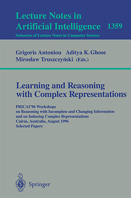 Kartonierter Einband Learning and Reasoning with Complex Representations von 