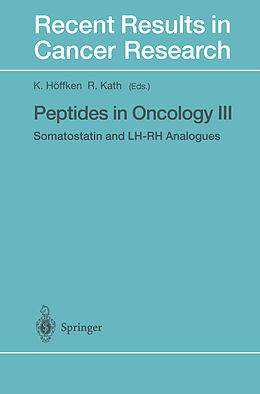 Fester Einband Peptides in Oncology III von 