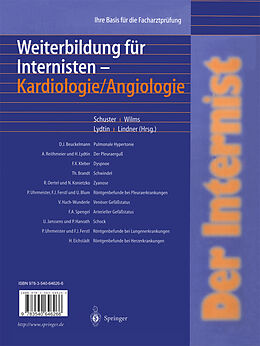 Kartonierter Einband Der Internist: Weiterbildung für Internisten Kardiologie/ Angiologie von 