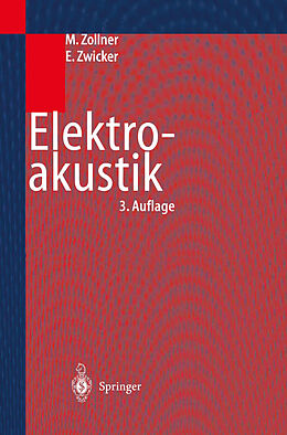 Fester Einband Elektroakustik von Manfred Zollner, Eberhard Zwicker