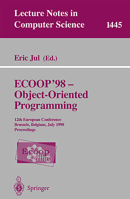 Kartonierter Einband ECOOP '98 - Object-Oriented Programming von 