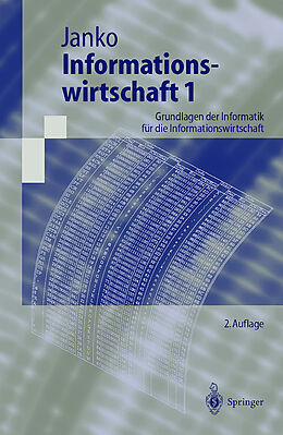 Kartonierter Einband Informationswirtschaft 1 von Wolfgang Janko