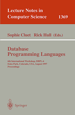 Kartonierter Einband Database Programming Languages von 