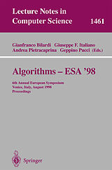 Couverture cartonnée Algorithms - ESA '98 de 