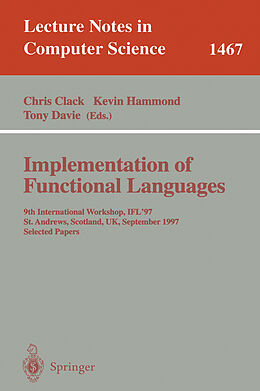 Kartonierter Einband Implementation of Functional Languages von 