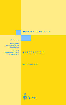 Fester Einband Percolation von Geoffrey R. Grimmett