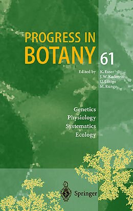 Livre Relié Progress in Botany de K. Esser, M. Runge, U. Lüttge