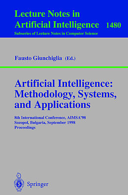 Kartonierter Einband Artificial Intelligence: Methodology, Systems, and Applications von 