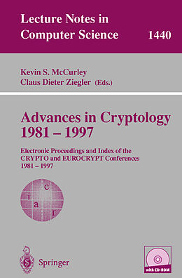 Set mit div. Artikeln (Set) Advances in Cryptology 1981 - 1997 von 