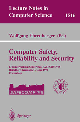 Kartonierter Einband Computer Safety, Reliability and Security von 